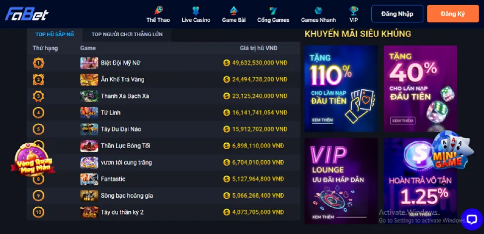 Ưu đãi độc quyền tk88 casino